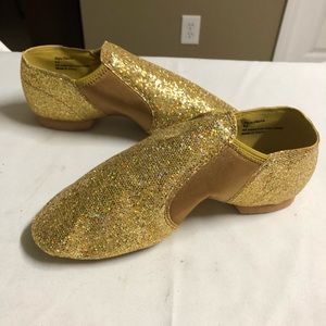 gold jazz boots